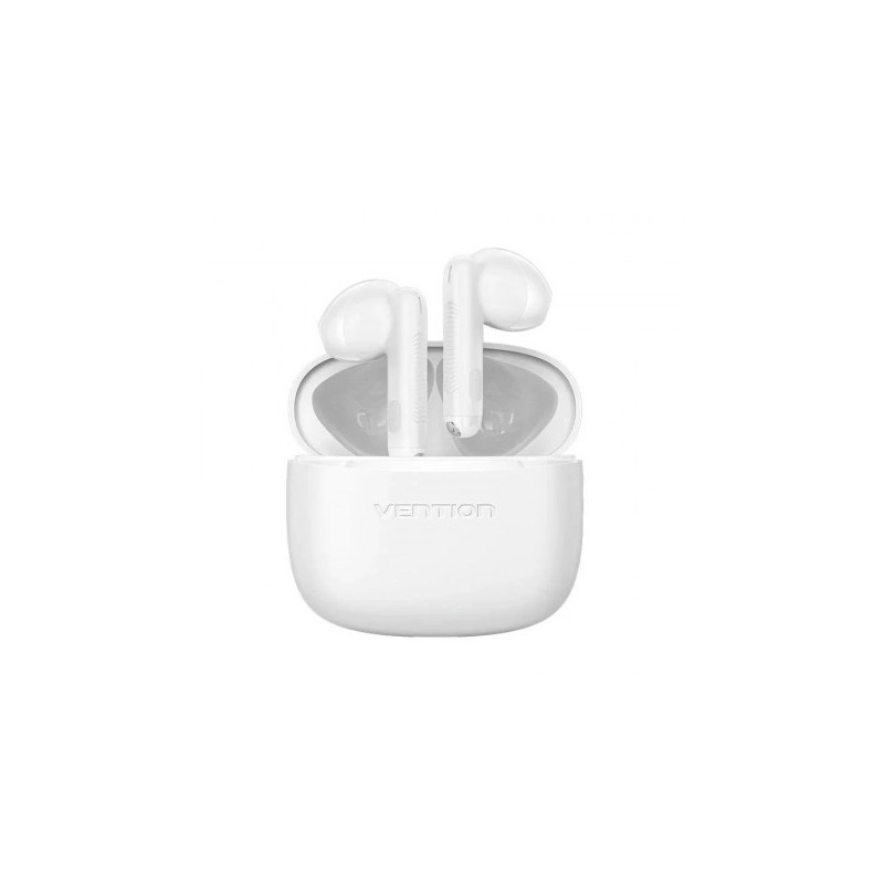 Auriculares Bluetooth Vention ELF 03 NBHW0 con estuche de carga/ Autonomía 6h/ Blancos Auriculares Bluetooth Vention ELF 03 NBHW0 con estuche de carga/ Autonomía 6h/ Blancos