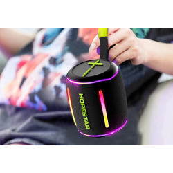 Altavoz Bluetooth portátil para exteriores Hopestar P58 Mini Bass color negro