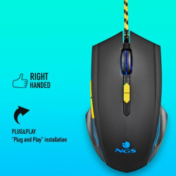 Ratón Gaming NGS GMX-123/ Hasta 3200 DPI