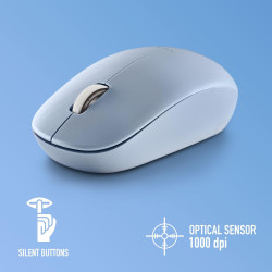Ratón Inalámbrico NGS Fog Pro/ Hasta 1000 DPI