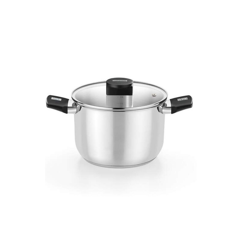 Olla Elite Inox M240220/ 20cm/ 4L/ Acero Inoxidable/ Apta para Inducción Olla Elite Inox M240220/ 20cm/ 4L/ Acero Inoxidable/ Apta para Inducción