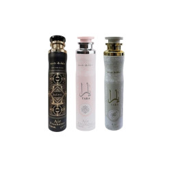 PACK 3 AMBIENTADORES ARABES LATAFFA, 300 ML CADA UNO, IDEAL PARA PONER TU CASA EN UN AROMA ENVIDIABLE REGALO PERFECTO
