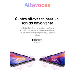 Tablet Xiaomi Redmi Pad 2 11"/ 4GB/ 128GB/ Octacore/ Verde Menta