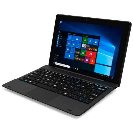 DENVER NBQ-10125ES Intel Z8350 2 en 1 Negro - Ordenador Portátil 10.1" 4GB 64GB