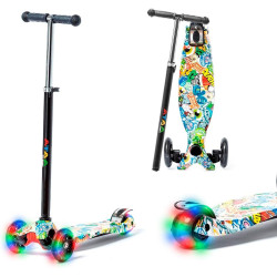 Patinete 3 ruedas para niños y niñas de 2 a 7 años ATTA FLASH