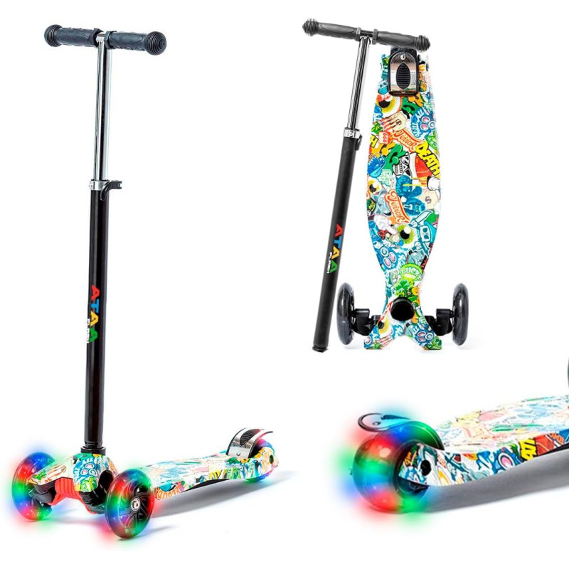 Patinete 3 ruedas para niños y niñas de 2 a 7 años ATTA FLASH