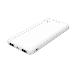 Powerbank 10000mAh Philips DLP1810NW/62/ Blanca