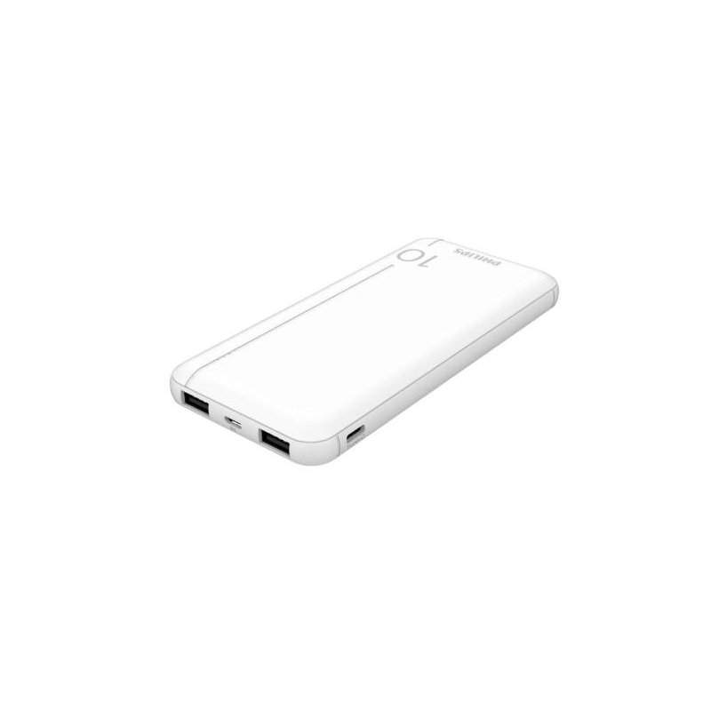 Powerbank 10000mAh Philips DLP1810NW/62/ Blanca