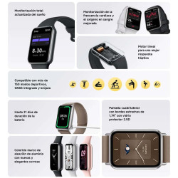 Pulsera Smartband Xiaomi Smart Band 9 Pro/ Negra