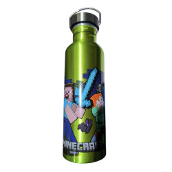 Botella aluminio nomad 800ml Minecraft