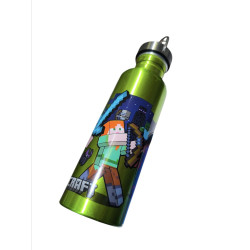 Botella aluminio nomad 800ml Minecraft