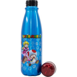 BOTELLA ALUMINIO INFANTIL 600 ML SUPER MARIO