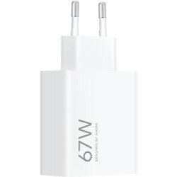 Cargador de Pared Xiaomi 67W HyperCharge (Type-A)/ 1xUSB/ 67W
