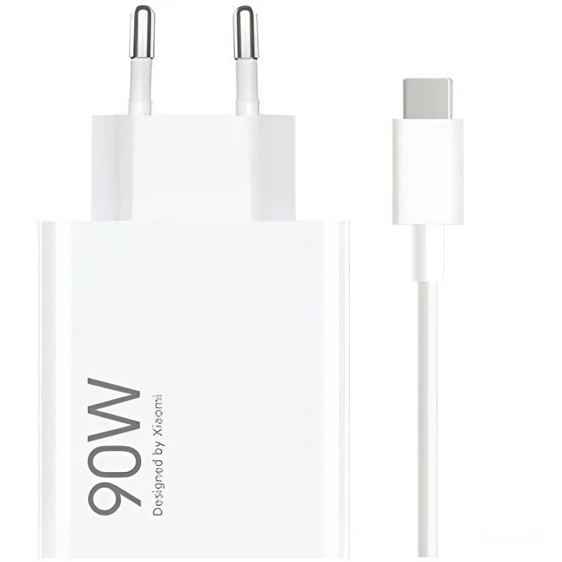 Cargador de Pared GaN Xiaomi 90W HyperCharge Combo (Type-A)/ 1xUSB + Cable USB Tipo-C/ 90W Cargador de Pared GaN Xiaomi 90W HyperCharge Combo (Type-A)/ 1xUSB + Cable USB Tipo-C/ 90W
