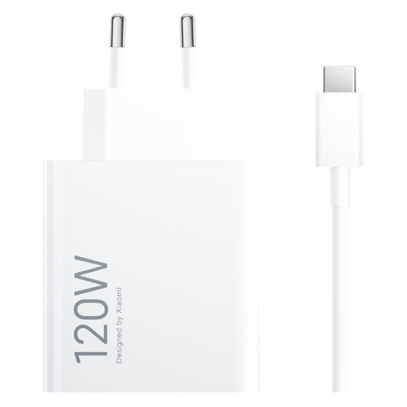Cargador de Pared Xiaomi 120W HyperCharge Combo (Type-A)/ 1xUSB + Cable USB Tipo-C/ 120W Cargador de Pared Xiaomi 120W HyperCharge Combo (Type-A)/ 1xUSB + Cable USB Tipo-C/ 120W