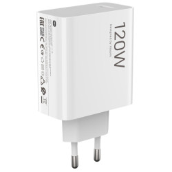 Cargador de Pared Xiaomi 120W HyperCharge Combo (Type-A)/ 1xUSB + Cable USB Tipo-C/ 120W