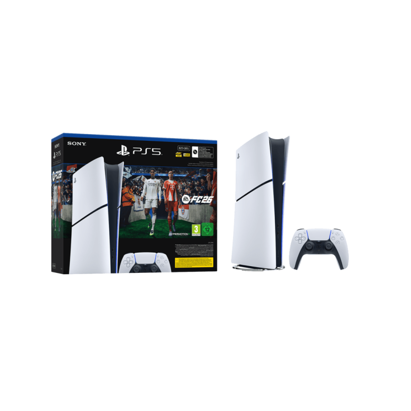 CONSOLA PS5 SLIM DIGITAL E + EA FC26/P CONSOLA PS5 SLIM DIGITAL E + EA FC26/P