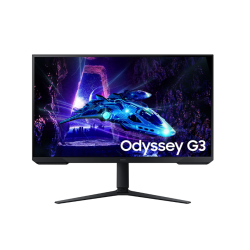 Monitor gaming - Samsung Odyssey G3 LS32DG302EUXEN, 32 " Full-HD, 180 Hz, 1 ms, VA, Altura ajustable, FreeSync, Negro