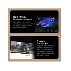 Monitor gaming - Samsung Odyssey G3 LS32DG302EUXEN, 32 " Full-HD, 180 Hz, 1 ms, VA, Altura ajustable, FreeSync, Negro