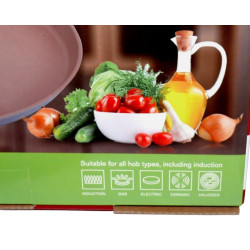 Sartén Royal Swiss  30cm Crêpes Pizza Sartén Antiadherente ALU Sin PTFE ni PFOA