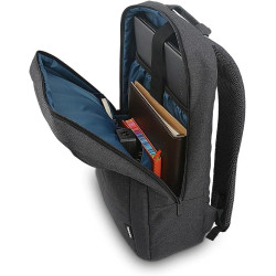 Lenovo Mochila B210 para ordenadores portátiles de 15.6 pulgadas, mochila ligera y repelente al agua, color negro