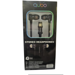Auriculares Intrauditivos Qubo AU-300C/ con Micrófono/ USB Tipo-C/ Negros
