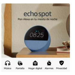 Amazon Echo Spot  Despertador Inteligente con Sonido de Calidad y Alexa