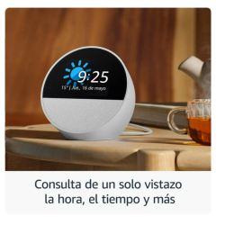 Amazon Echo Spot  Despertador Inteligente con Sonido de Calidad y Alexa