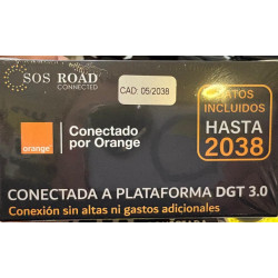 Luz baliza de emergencia para coche SOS Road Connected EL2024 V16/ Homologada/ Base Imantada/ Geolocalizable/ Funciona a Pilas