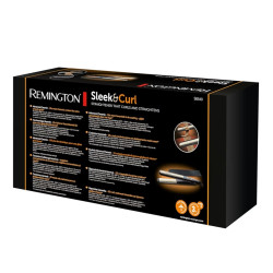 Plancha de pelo Remington Sleek and Curl/ Verde