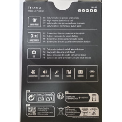 Teléfono Móvil SPC Titan 2 para Personas Mayores/ 4G/ Azul