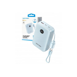 Powerbank 20000mAh Vention FKBL0-C/ 22.5W/ Azul/ Incluye Cable USB TIPO C