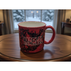 Taza desayuno de cerámica Marvel 400ml patter (en caja regalo)