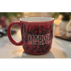 Taza desayuno de cerámica Marvel 400ml patter (en caja regalo)