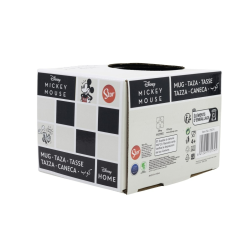 Taza desayuno cerámica 400ml Mickey en caja regalo