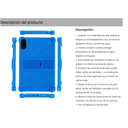 Funda Para Redmi PAD 2 GOMA COLOR rojo