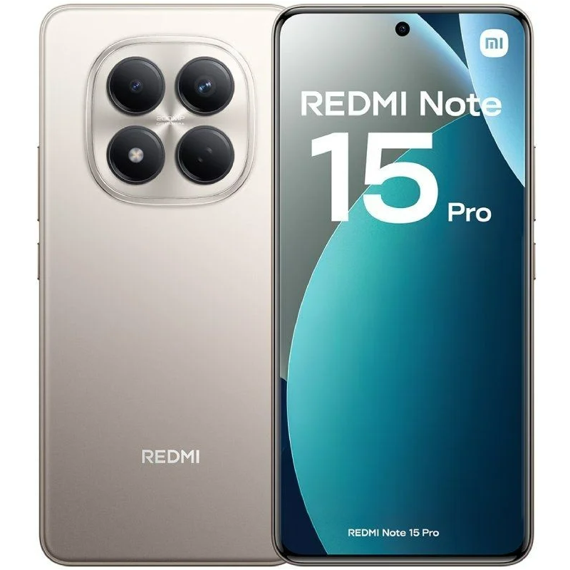 Xiaomi Redmi Note 15 Pro, dual SIM, 8Gb RAM / 256Gb, color Plata (Titanium)