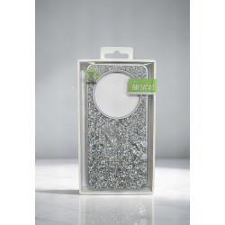 Funda para  Redmi 14C / Poco C75 brillo plata alta calidad plata