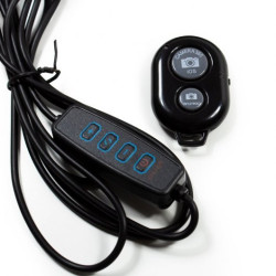 Soporte Sobremesa (50 Cm) Aro De Luz Led Cool + Mando Bluetooth