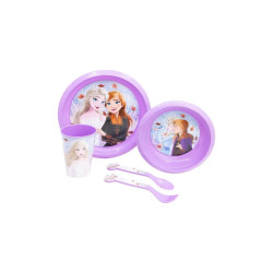 Juego de vajilla infantil de 5 piezas de Frozen para niños