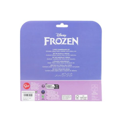 Juego de vajilla infantil de 5 piezas de Frozen para niños