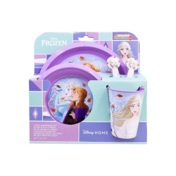 Juego de vajilla infantil de 5 piezas de Frozen para niños