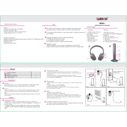 Cascos Inalámbricos con Mic. 5 en 1 Negro
