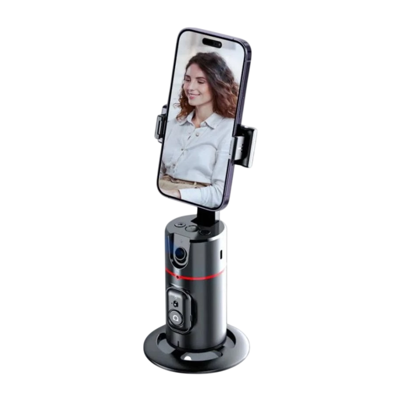 Soporte  giratorio con seguimiento facial tripode 360 grados