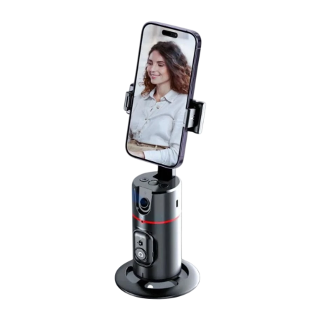 Soporte  giratorio con seguimiento facial tripode 360 grados