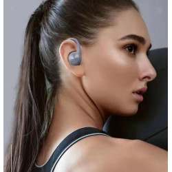 Auriculares deportivos J92 Gancho para la oreja grises TWS