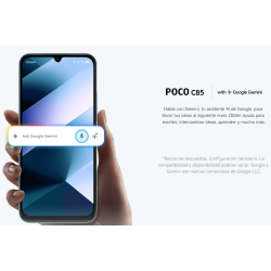 POCO C85 Negro 8 GB + 256 GB
