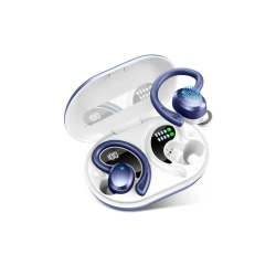 Auriculares Bluetooth Q38 In Ear Microauriculares Cancelación de Ruido Autonomía 8 H Azul OHPA
