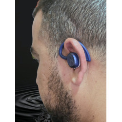 Auriculares Bluetooth Q38 In Ear Microauriculares Cancelación de Ruido Autonomía 8 H Azul OHPA