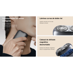 Afeitadora Xiaomi Electric Shaver S200/ con Batería color silver